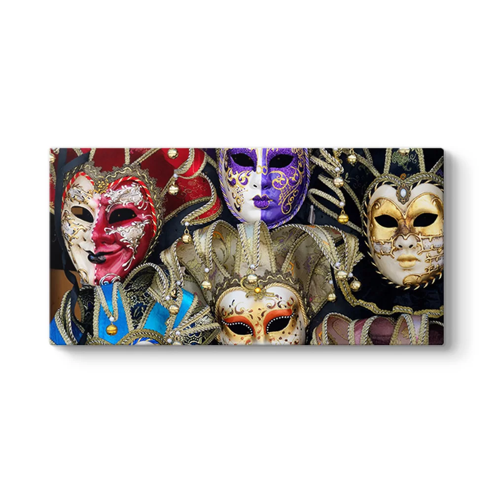 Venedik Maskeleri Tablosu - Model 5